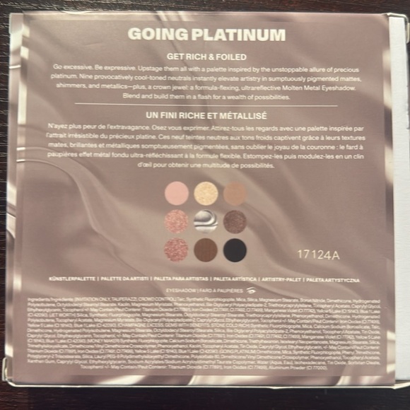 Rich & Foiled Going Platinum Eyeshadow Palette - Picture 2 of 5
